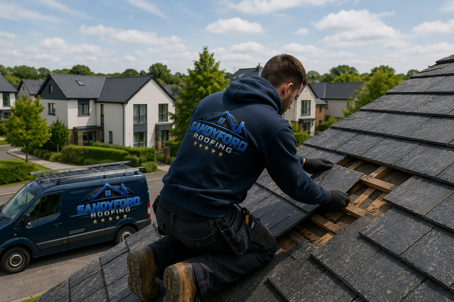 Emergency roof repairs in Dundrum