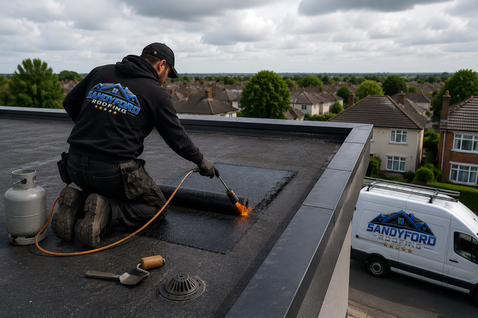 Flat roof repair in Dublin