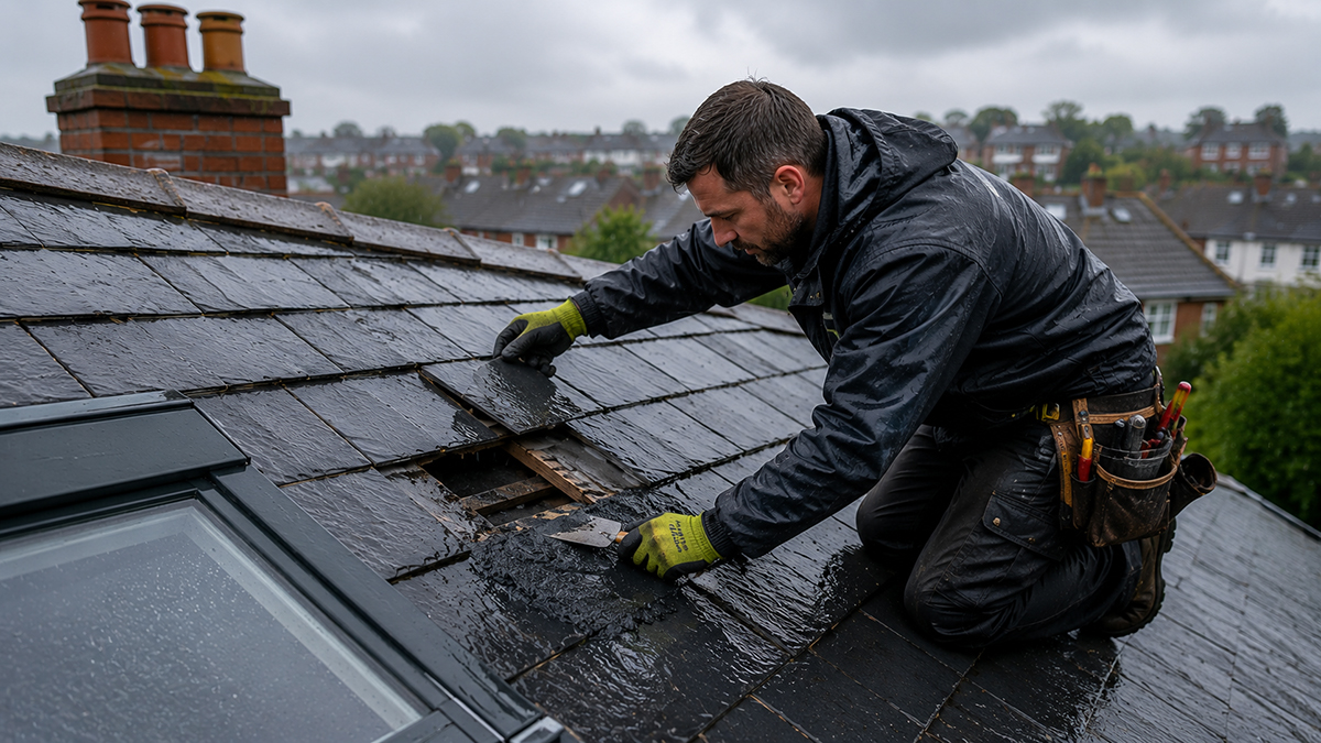 Roof leak repair service in Dublin