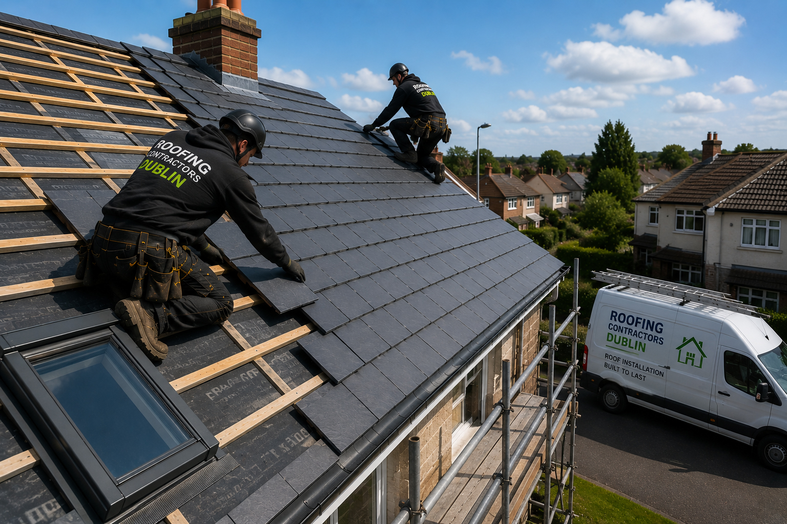 Roof installation contractors in Dublin
