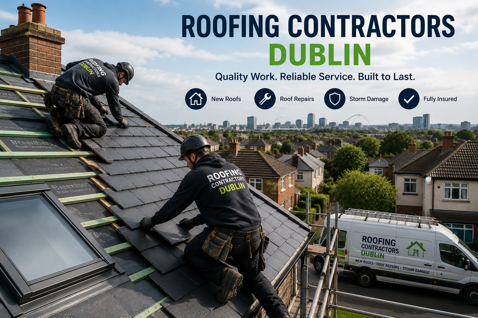 Experienced roofing contractors serving Dublin
