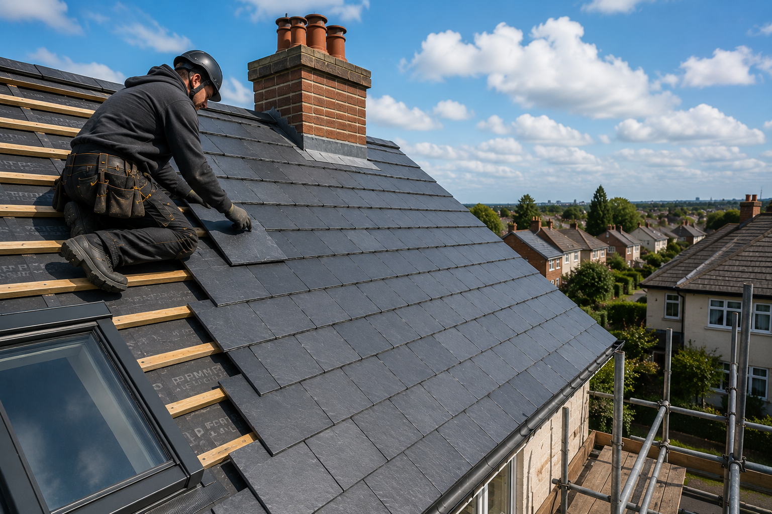 Slate roof installation Dublin
